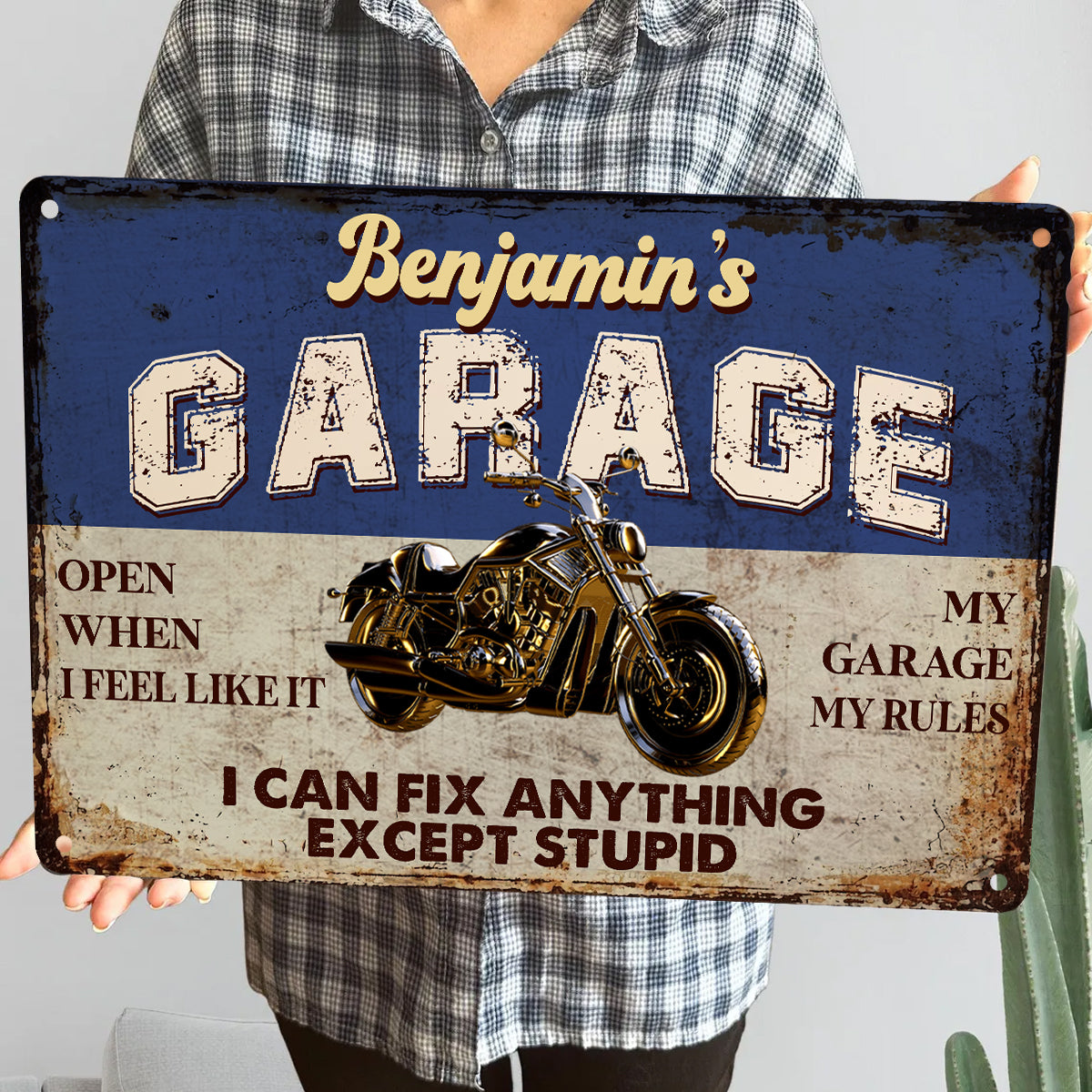 Metal Sign detail view for Dad