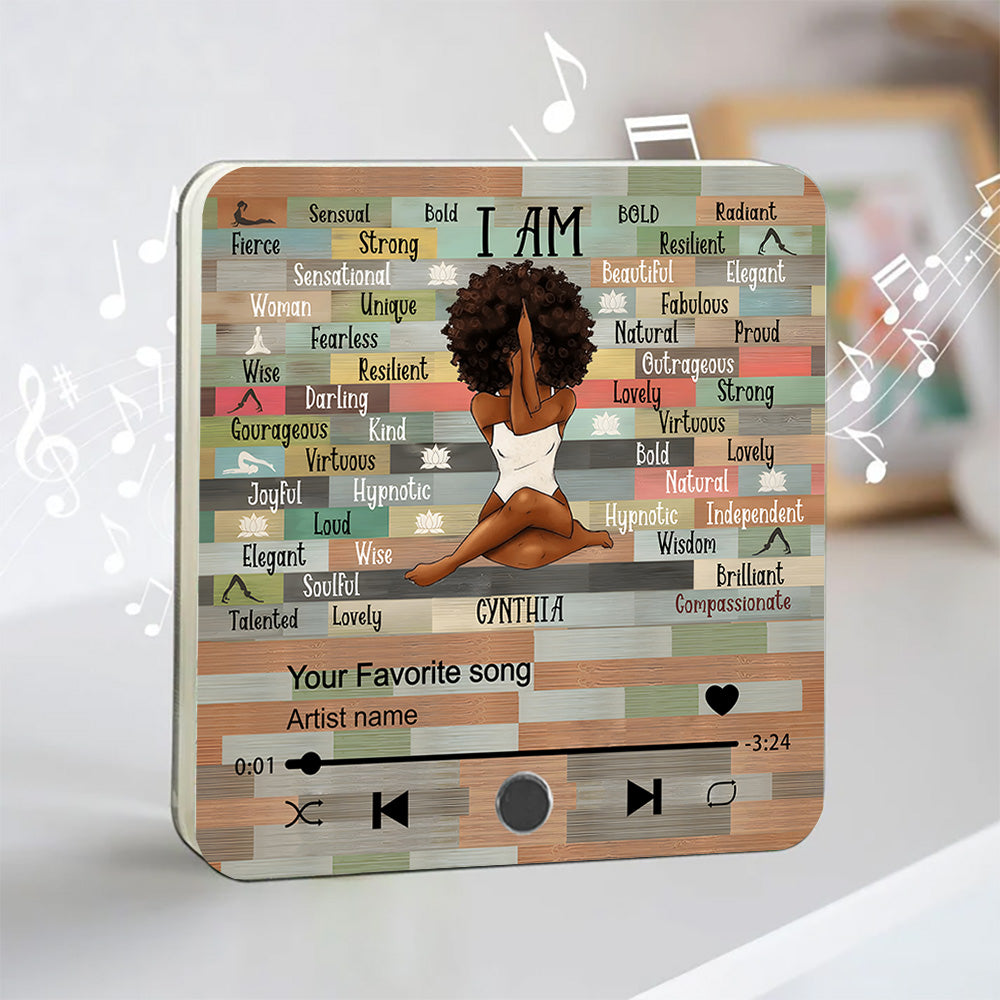 I AM - Personalized Acrylic Music Magnet
