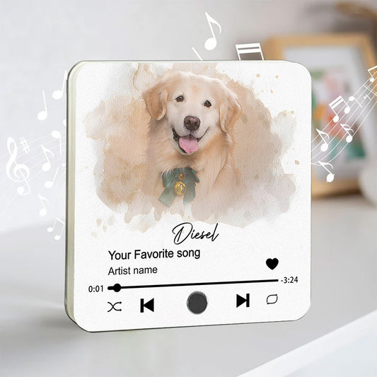 Pet From Photo - Personalized Customized Acrylic Music Magnet