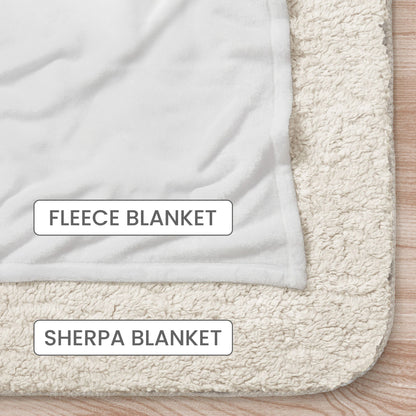 Personalized Family Blanket - Nana’s Hand in Ours—Wrap Yourself in Generational Love