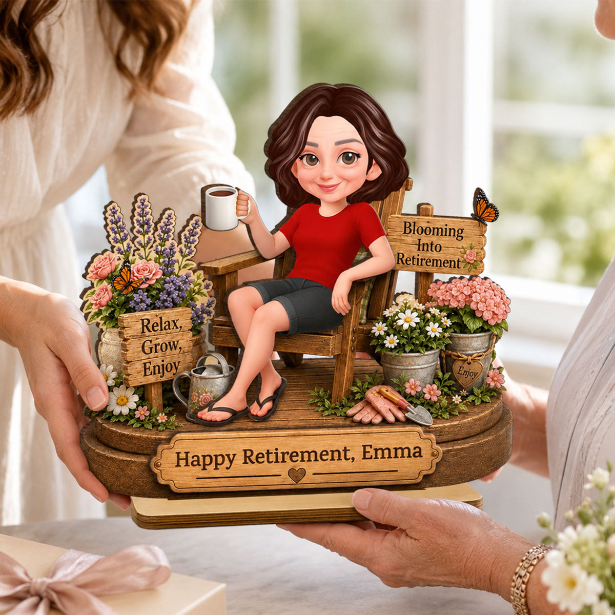 Plaque gift-ready design for Grandma