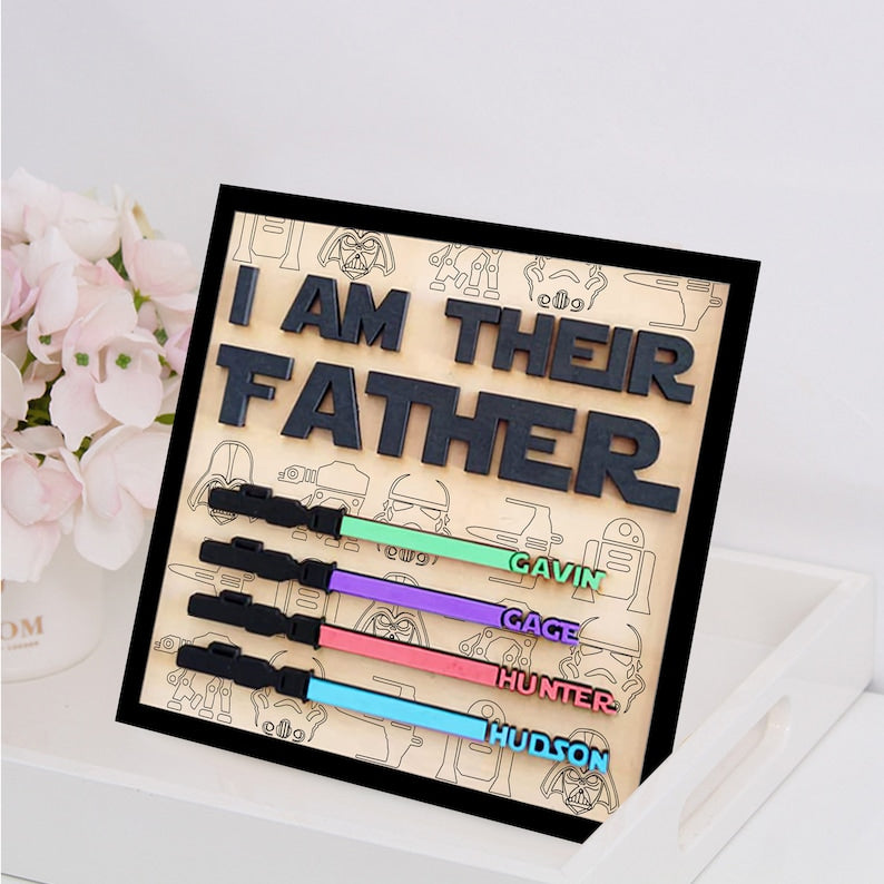 Plaque gift-ready design for Dad