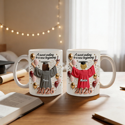 Personalized Graduation Mug - A Sweet Ending to a New Beginning