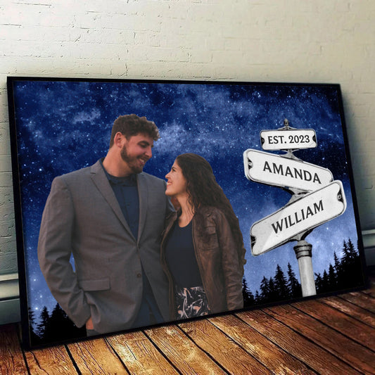 I Still Fall In Love With You Everyday - Personalized Custom Couples Photo Poster/Canvas