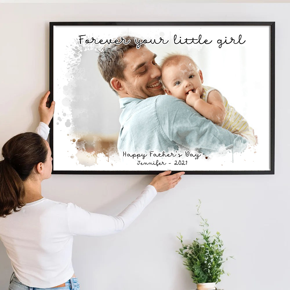 Custom Slogan Photo Canvas / Poster - The Perfect Personalized Gift for Family