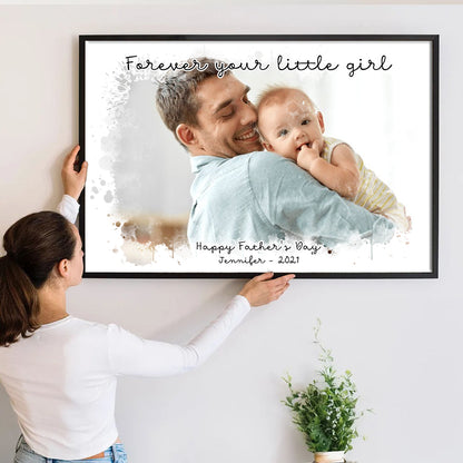 Custom Slogan Photo Canvas / Poster - The Perfect Personalized Gift for Family