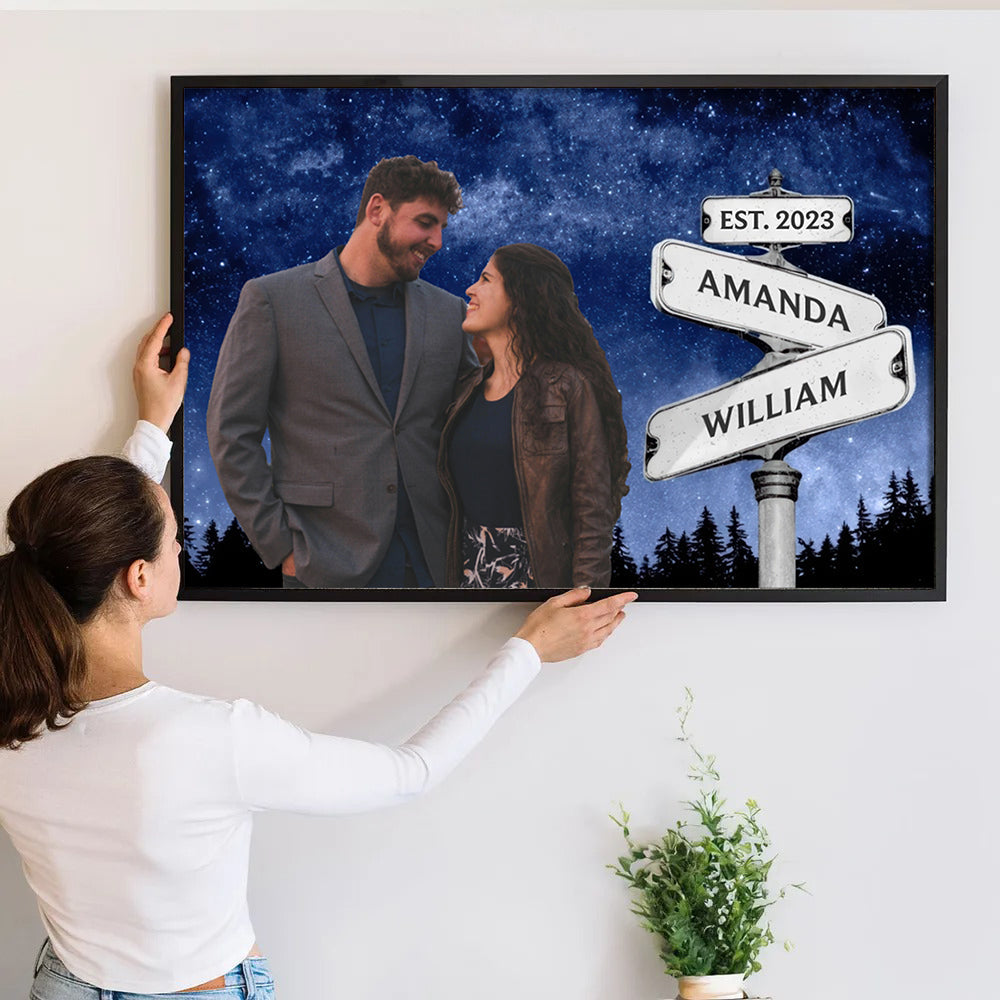 I Still Fall In Love With You Everyday - Personalized Custom Couples Photo Poster/Canvas