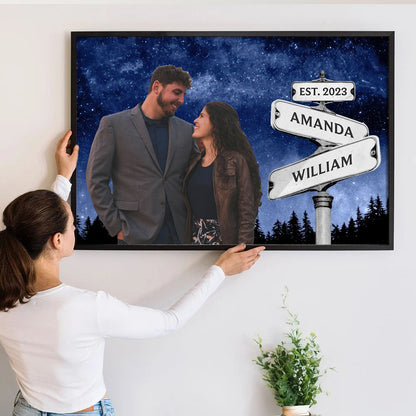 I Still Fall In Love With You Everyday - Personalized Custom Couples Photo Poster/Canvas