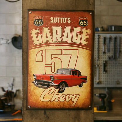 Personalized Custom Car Metal Sign - Custom With Text & Photo