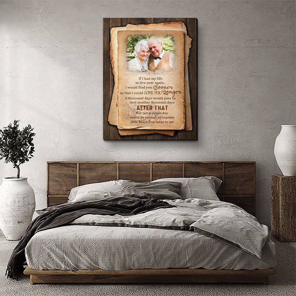 A Thousand Days - Personalized Custom Photo Canvas