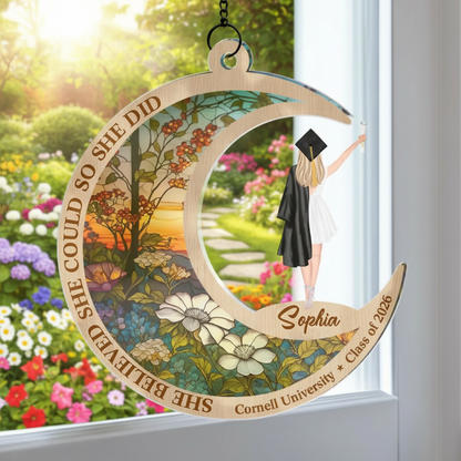 Suncatcher Ornament gift-ready design for Daughter/Granddaughter