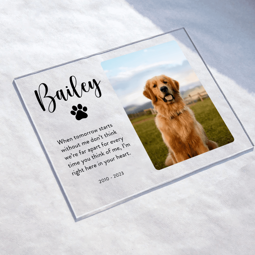 Plaque gift-ready design for Dog Lovers