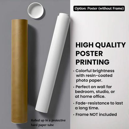 God Blessed The Broken Road That Led Me Straight To You - Personalized Custom Couple Poster / Canvas