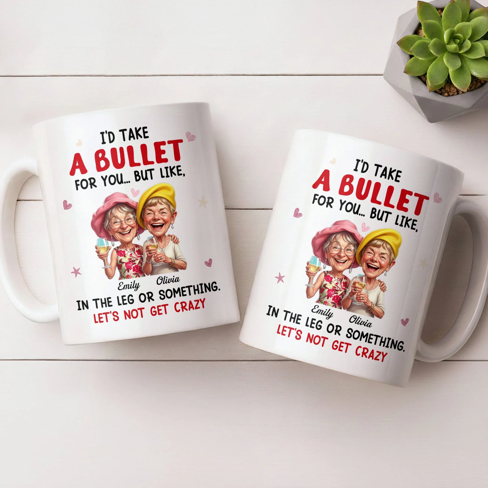 Funny Personalized Bestie Mug for Best Friends with personalized design details for meaningful gifting image 7