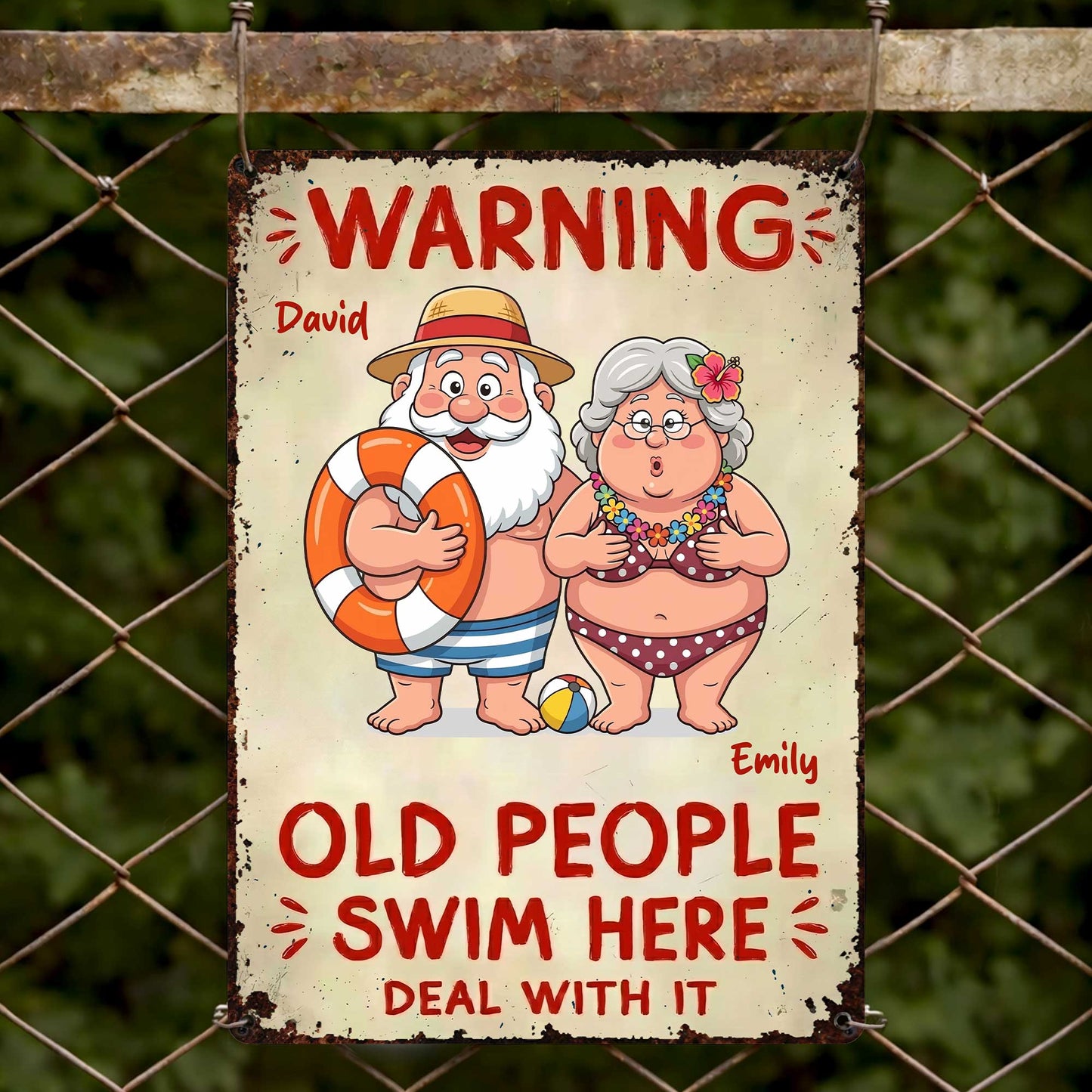 Metal Sign detail view for Grandma