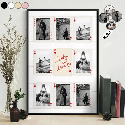 Custom Playing Card Photo Collage personalization view for Couples