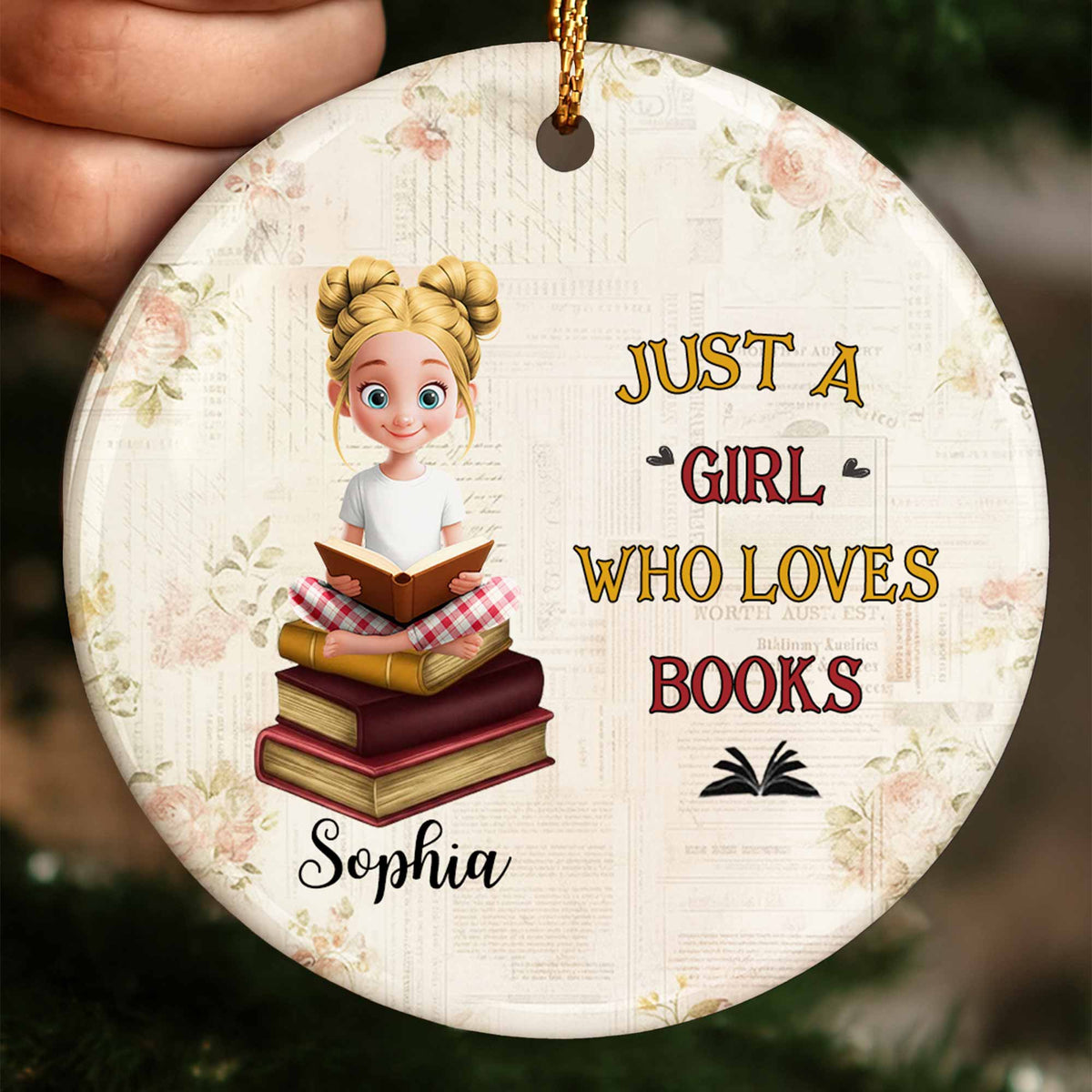 Just A Girl Who Loves Books, Girl With Books