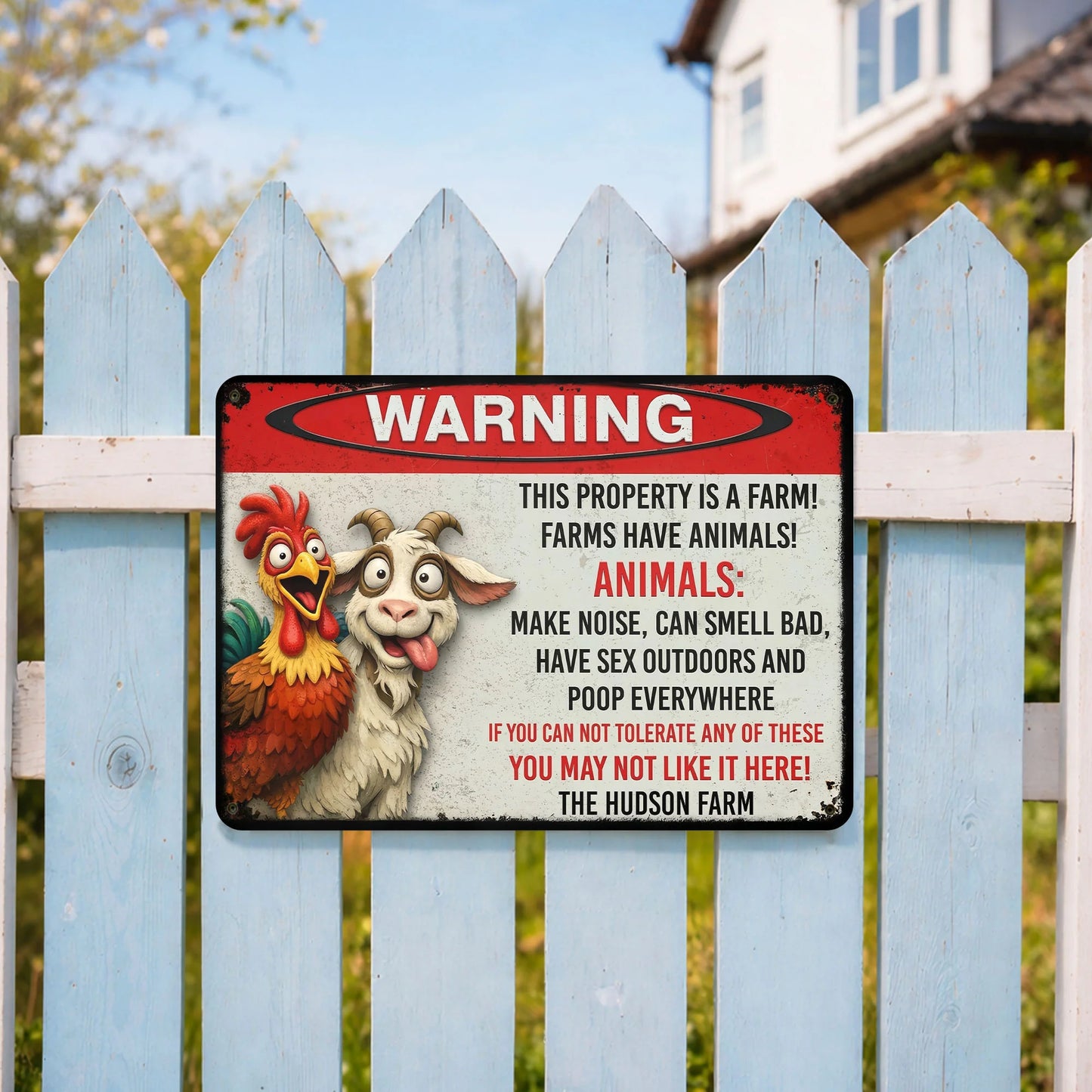 Metal Sign gift-ready design for Dad