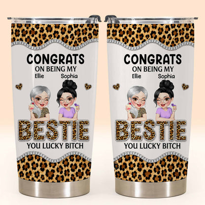 Personalized Bestie Tumbler personalization view for Best Friends