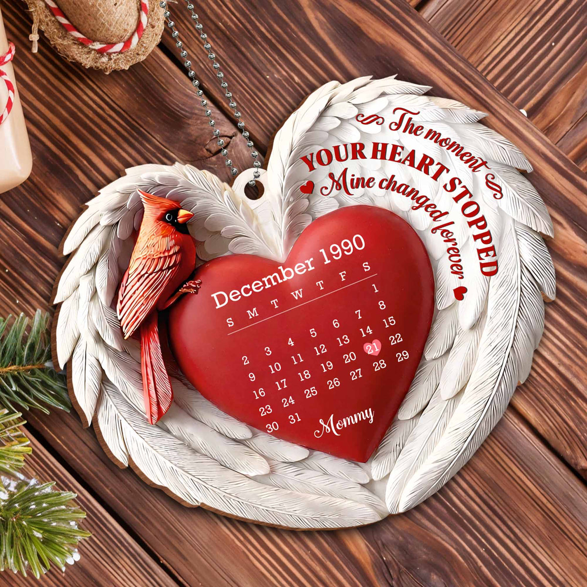 The Moment Your Heart Stopped, Wings and Heart Design