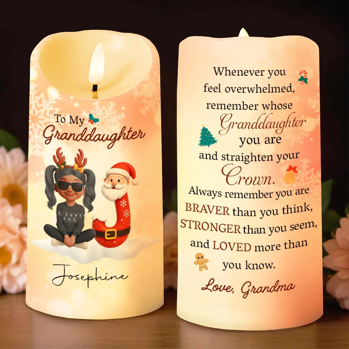 Remember Whose Granddaughter You Are, Santa Claus And Reindeer