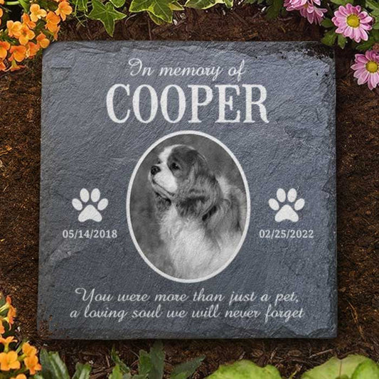 Personalized Pet Memorial Stone for Cat Lovers with personalized design details for meaningful gifting