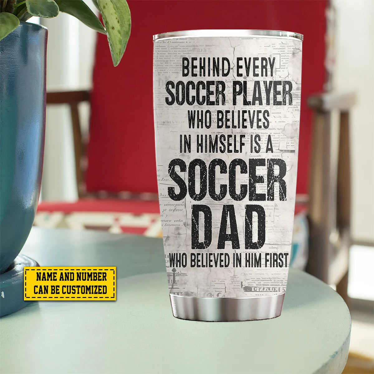 Tumbler detail view for Dad