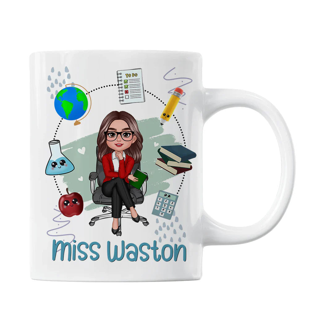 Mug detail view for Teacher