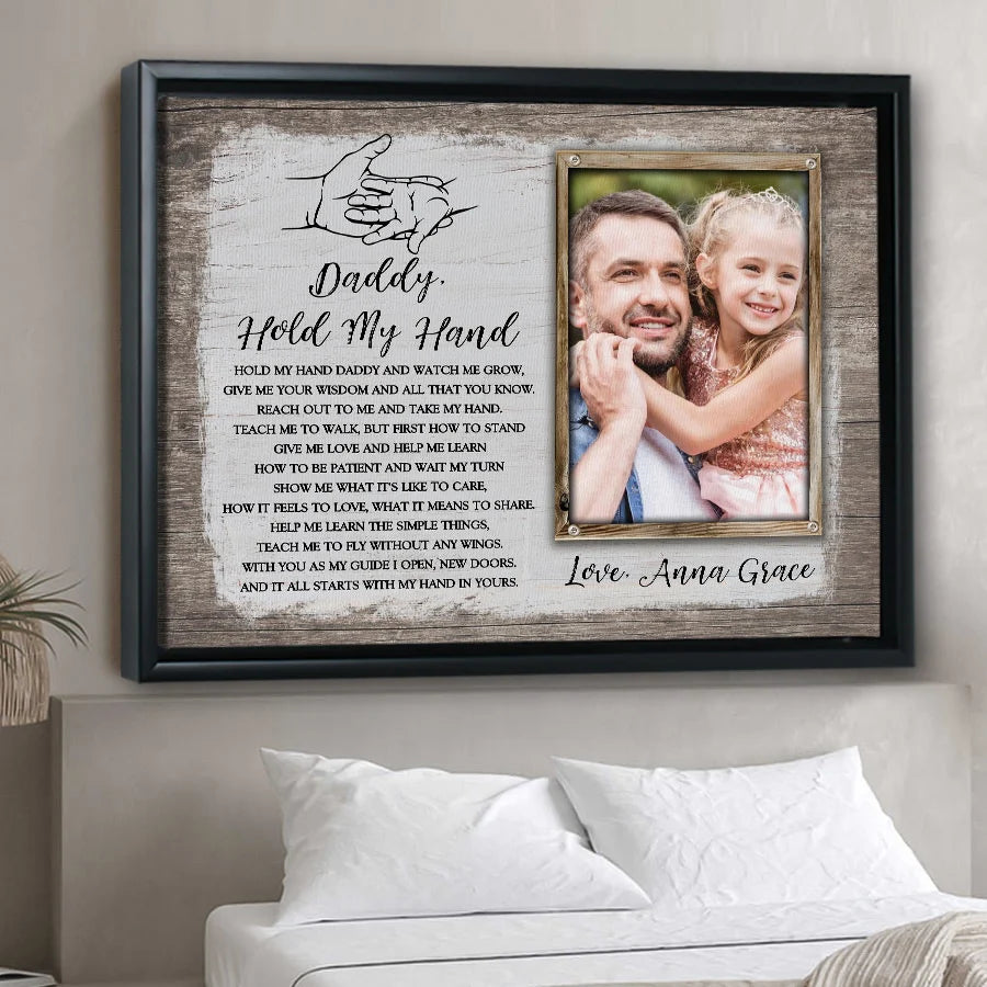 Dad Custom Photo Canvas
