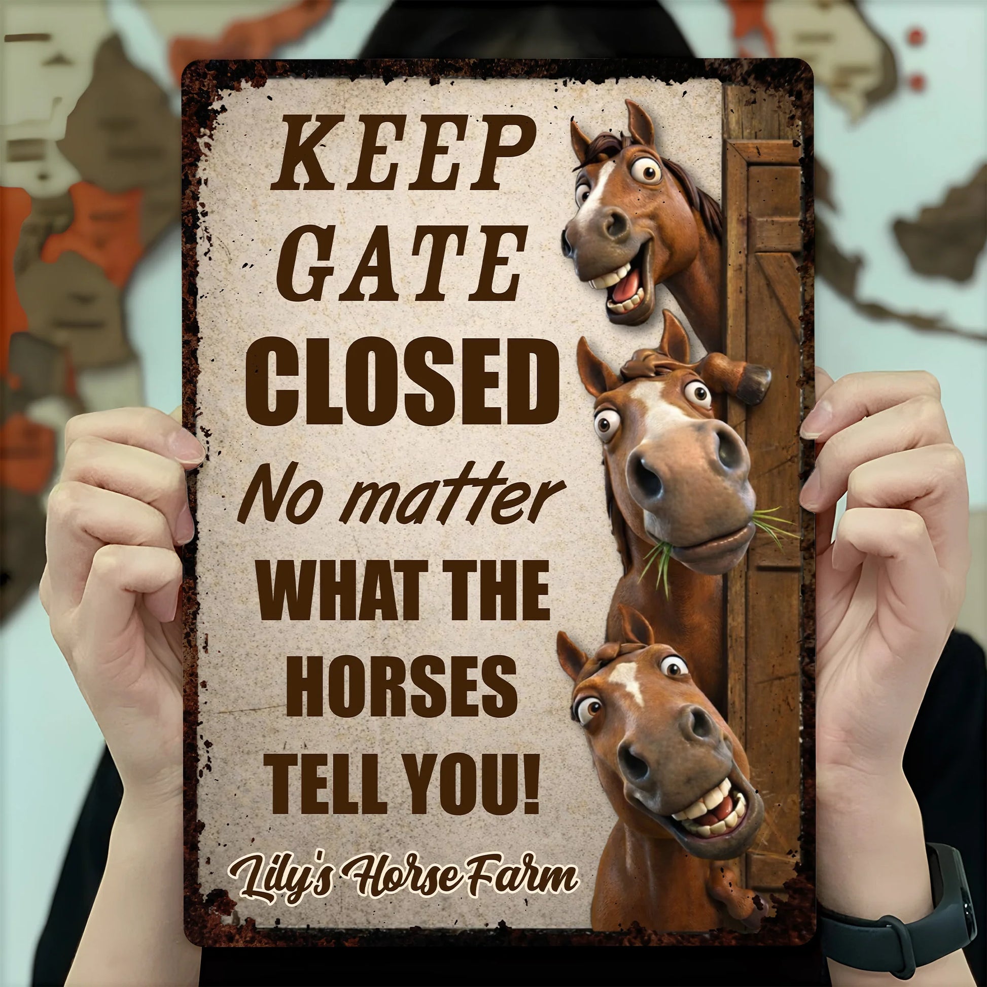 Metal Sign gift-ready design for Dad