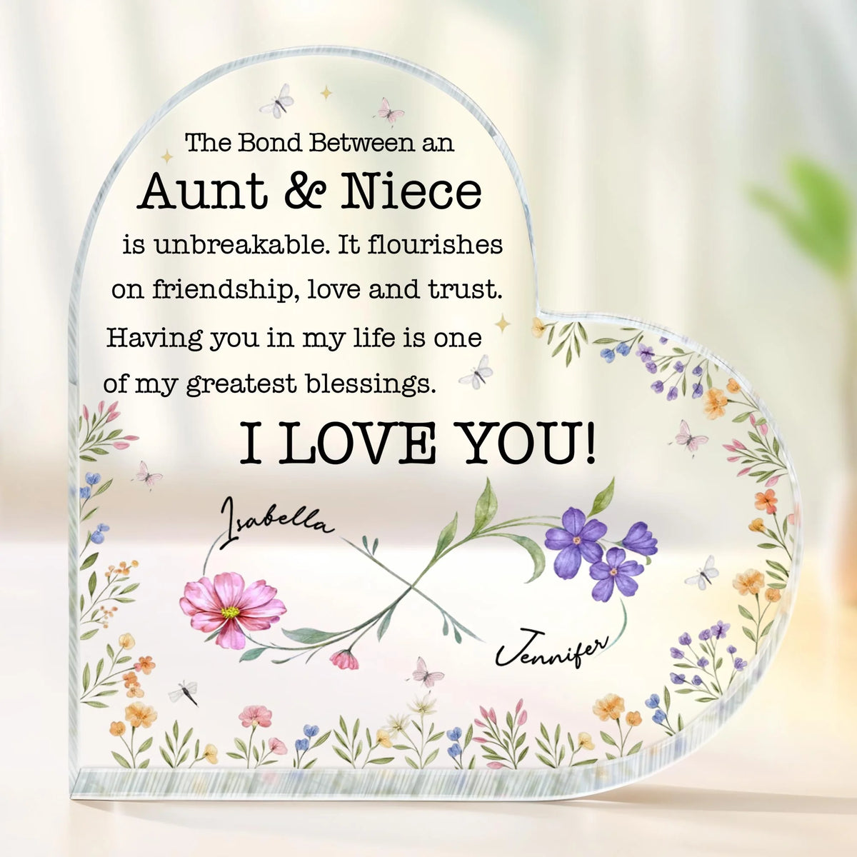 The Bond Between An Aunt & Niece, Flowers