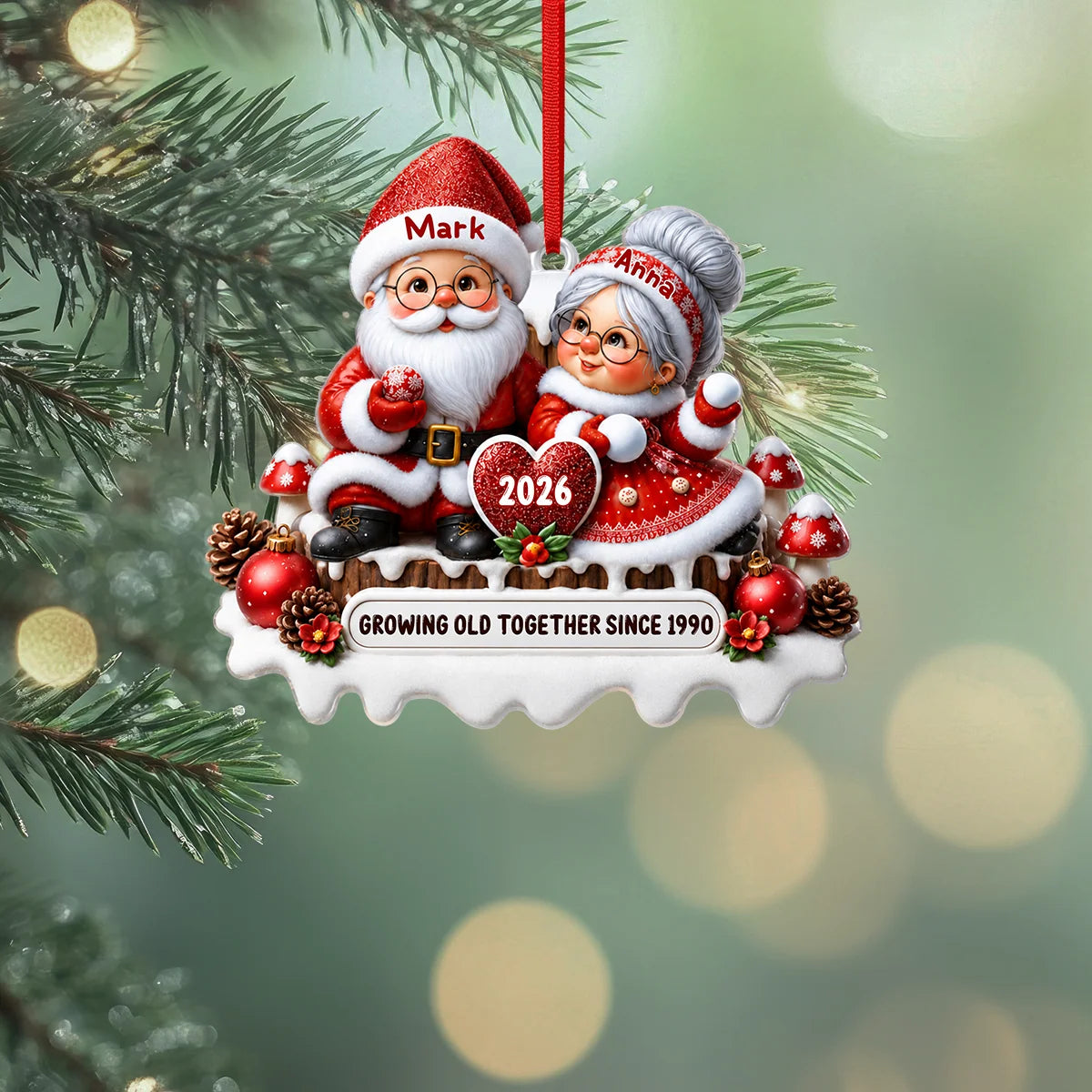 Gnome Couple - Gift for Him, Gift for Her - Real 3D Raised Ornament 14c1a20f-a1e4-4bba-83f6-c22ed36cd996-2.png