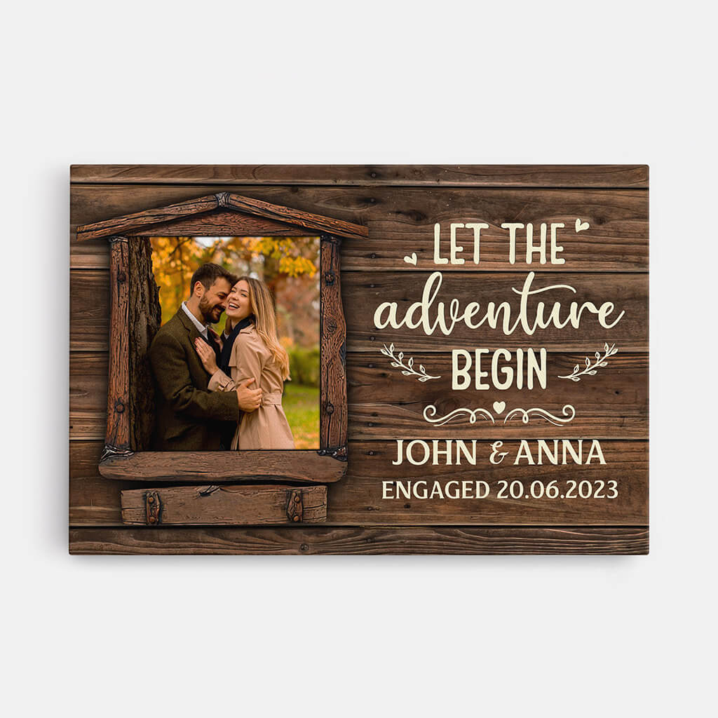 Personalised Let The Adventure Begin Canvas - PRINTS10