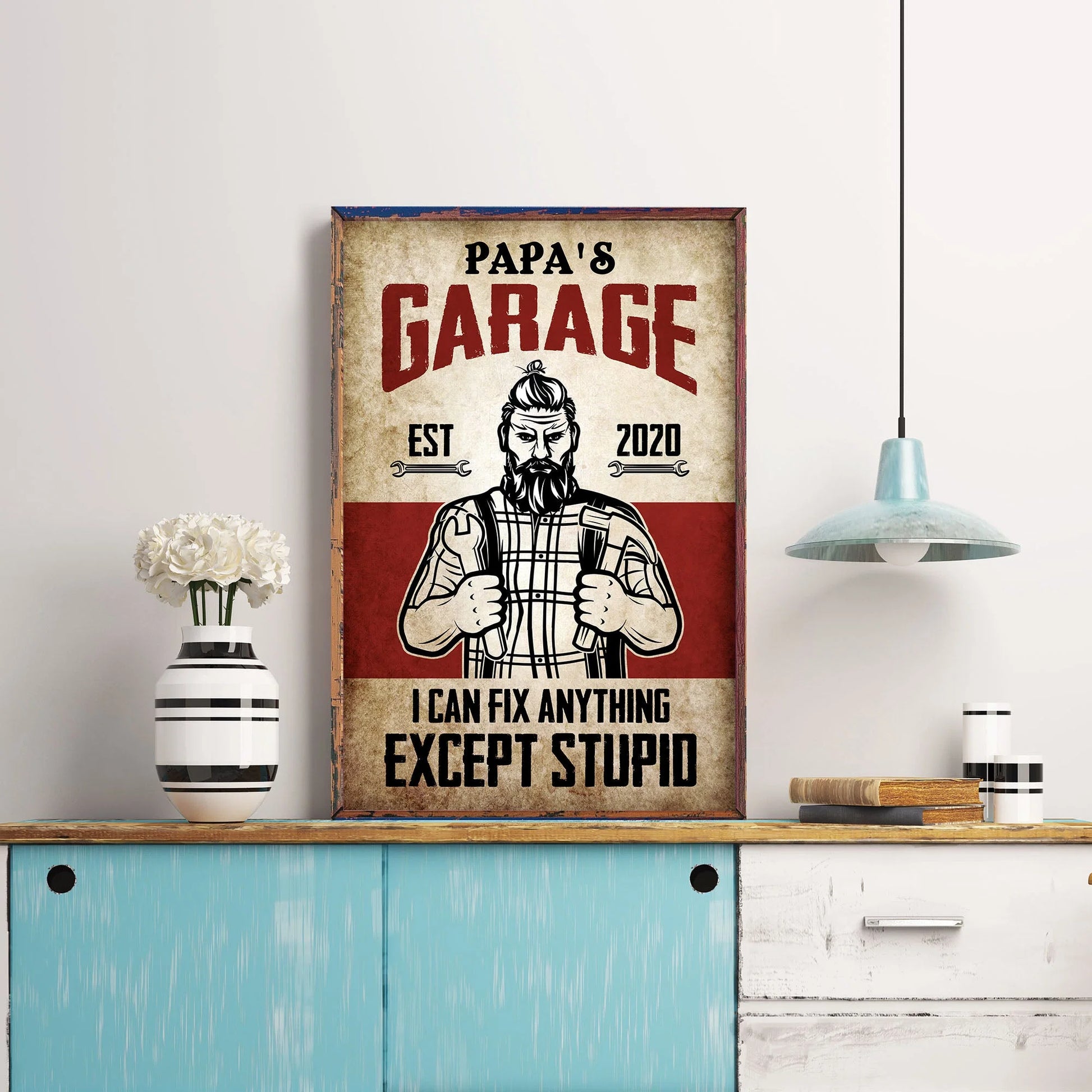 I Can Fix Anything - Personalized Poster/Canvas - Birthday Gift For Mechanic - Handy Man