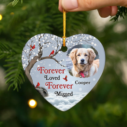 "I'm Always With You" Personalized Ceramic Ornament - Memorial Christmas Keepsake for Family