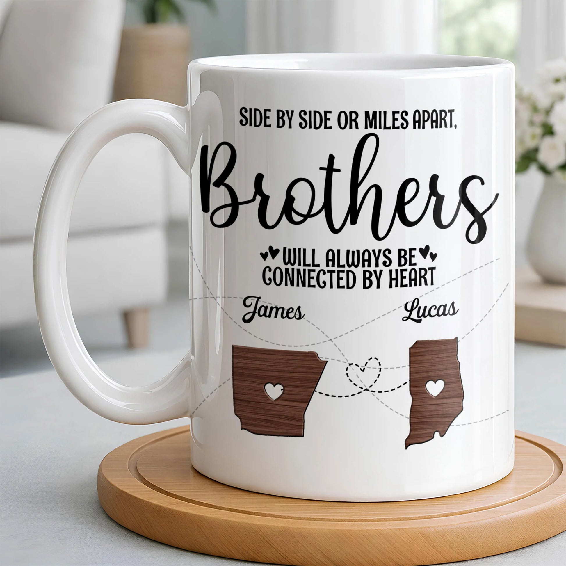 Personalized Brother State Mug personalization view for Brother