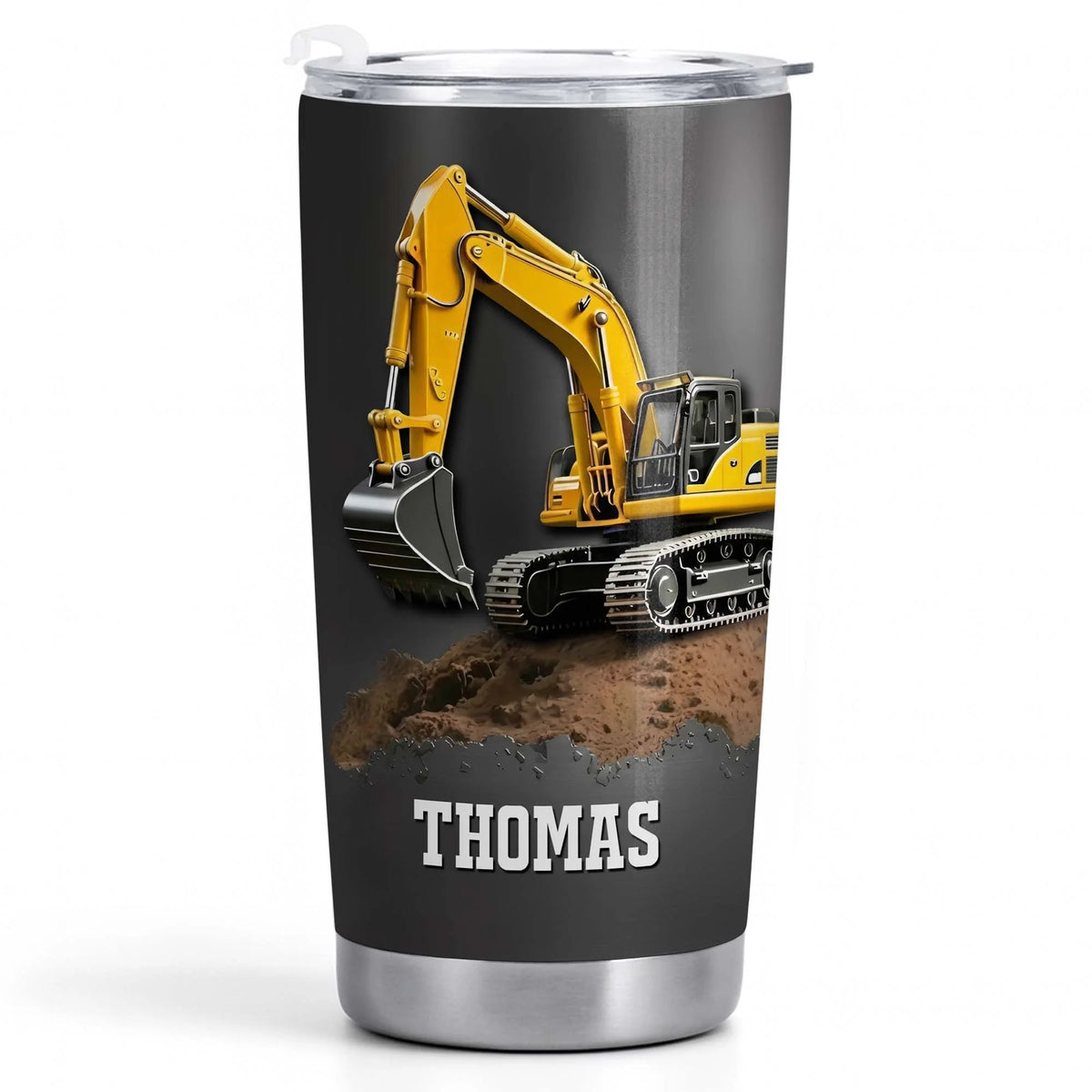 Excavator Construction Tumbler