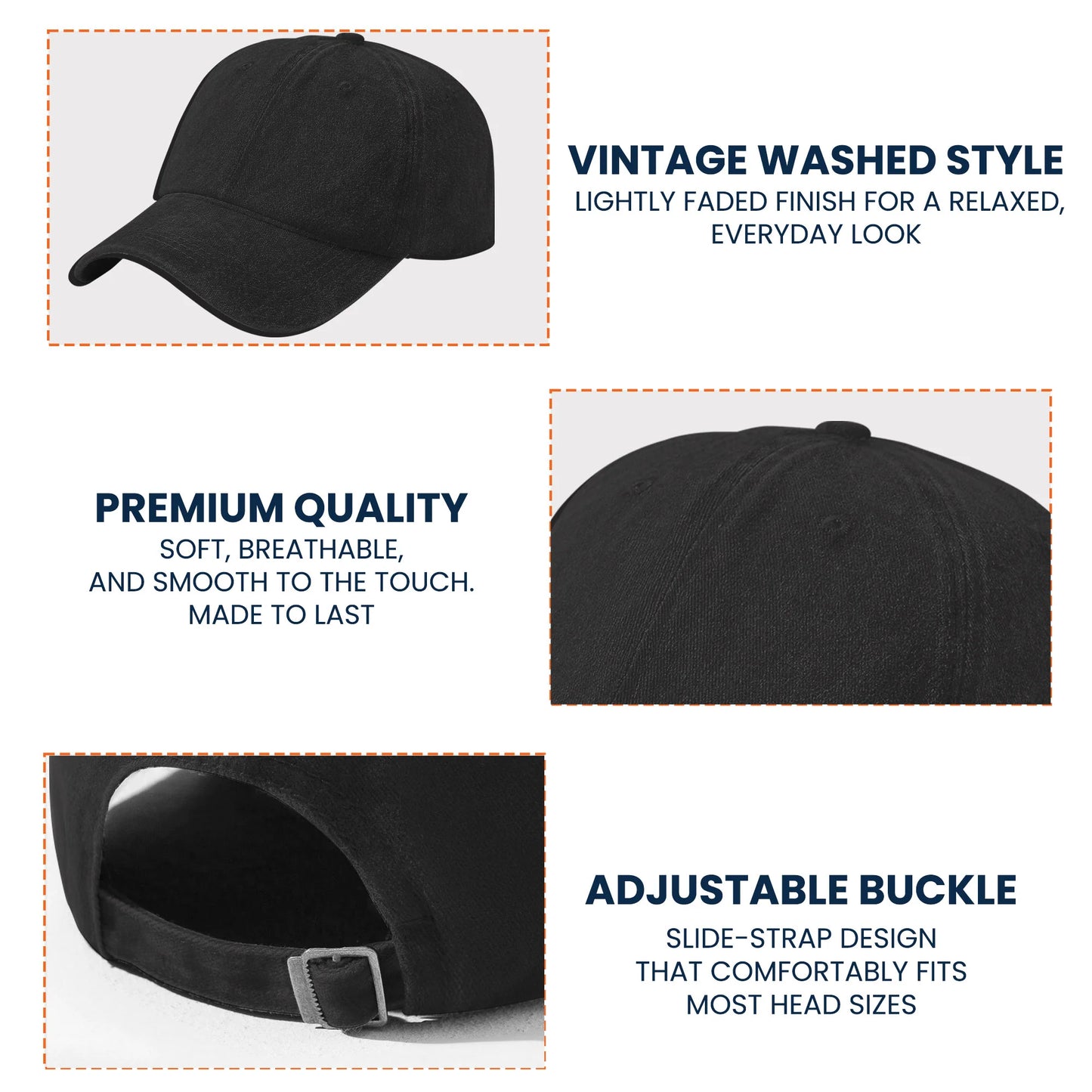 Personalized Retirement Denim Cap for Dad with personalized design details for meaningful gifting image 6