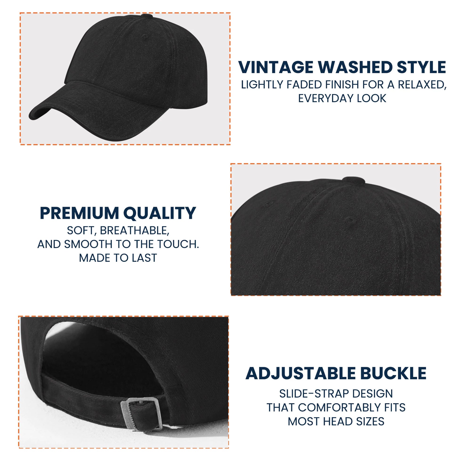 Personalized Retirement Denim Cap for Dad with personalized design details for meaningful gifting image 6
