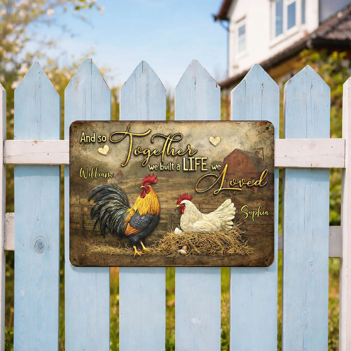 And So Together We Built A Life We Loved, Rooster And Hen