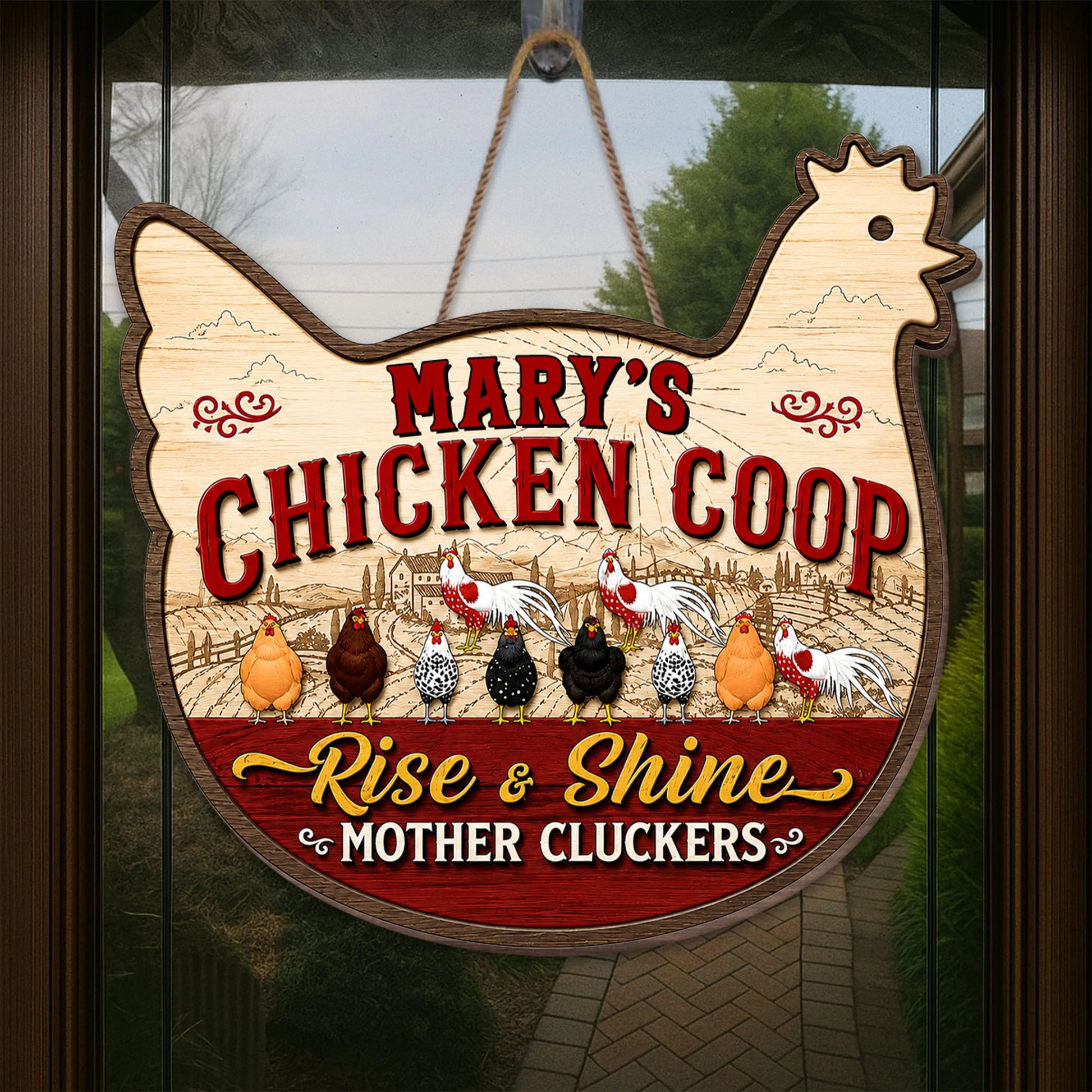 Wood Sign gift-ready design for Mom