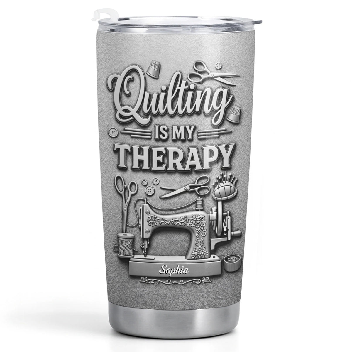 Quilting Is My Therapy Sewing Machine And Crafting Tools