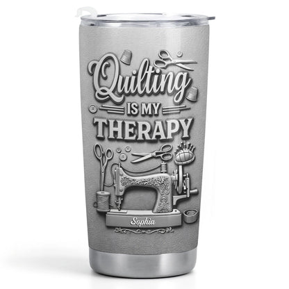 Quilting Is My Therapy Sewing Machine And Crafting Tools
