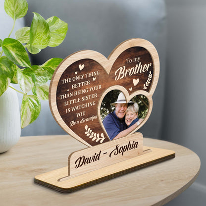 Plaque gift-ready design for Brother