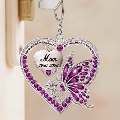 Personalized Memorial Keychain personalization view for Mom