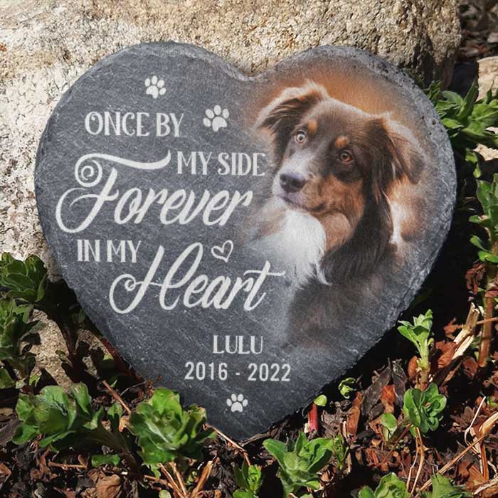 Personalized Dog Memorial Stone personalization view for Dog Lovers