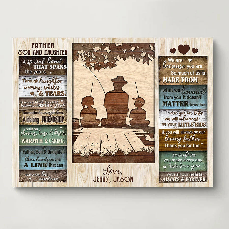 Fathers Day Gifts Fishing | Father Daughter Son Fishing Because You Are & Special Bond