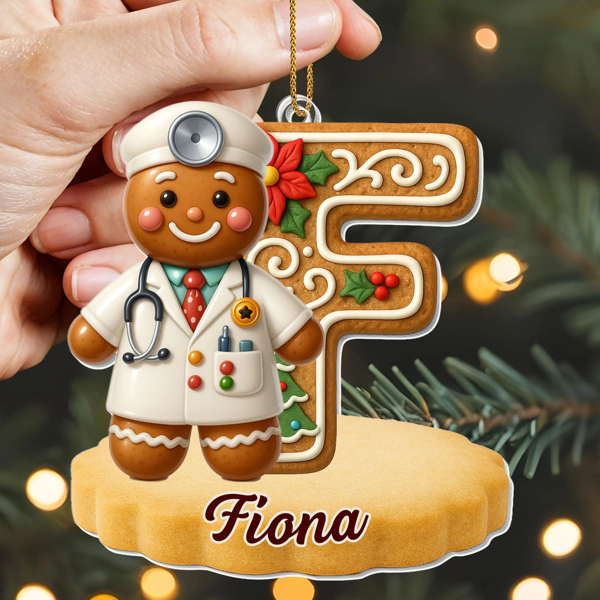 Celebrate The Festive Season With A Gingerbread Doctor Ornament