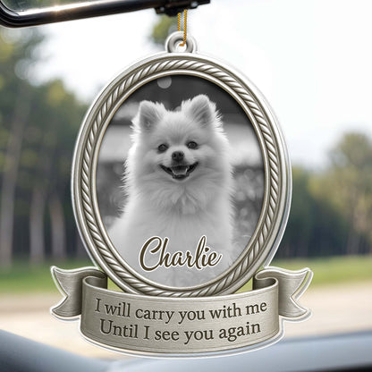 I Will Carry You With Me Until I See You Again, Dog Memorial