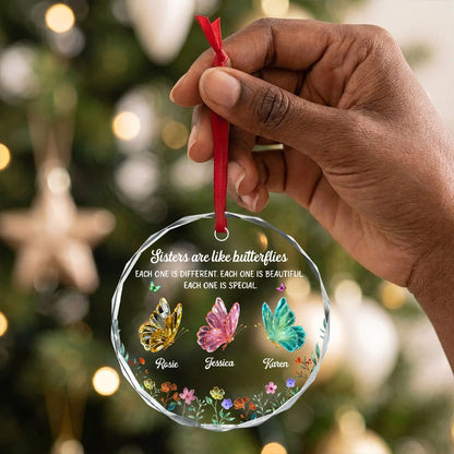 Glass Ornament detail view for Sister